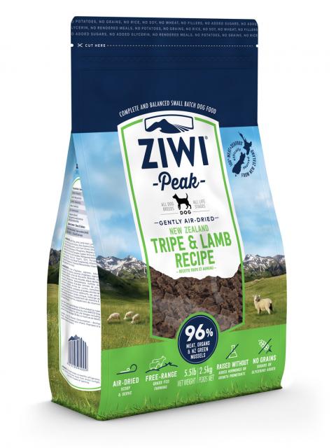 ZIWI Peak õhu käes kuivatatud koeratoit lambamao ja lambalihaga